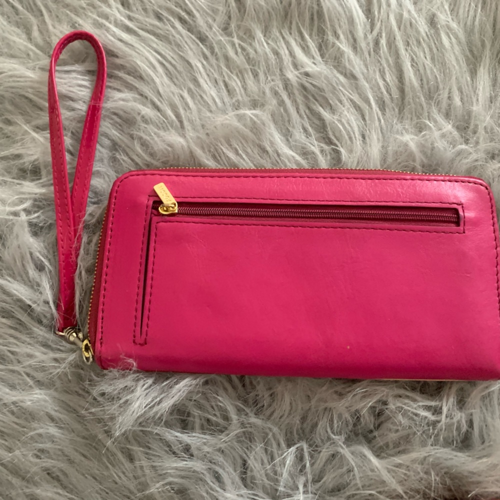 Fossil Wallet Pink Multicolor Large Wallet And Go… - image 4